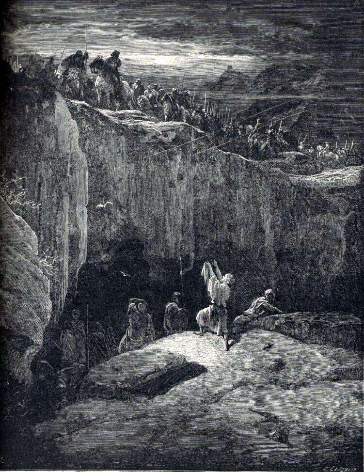 David prête serment à Saül