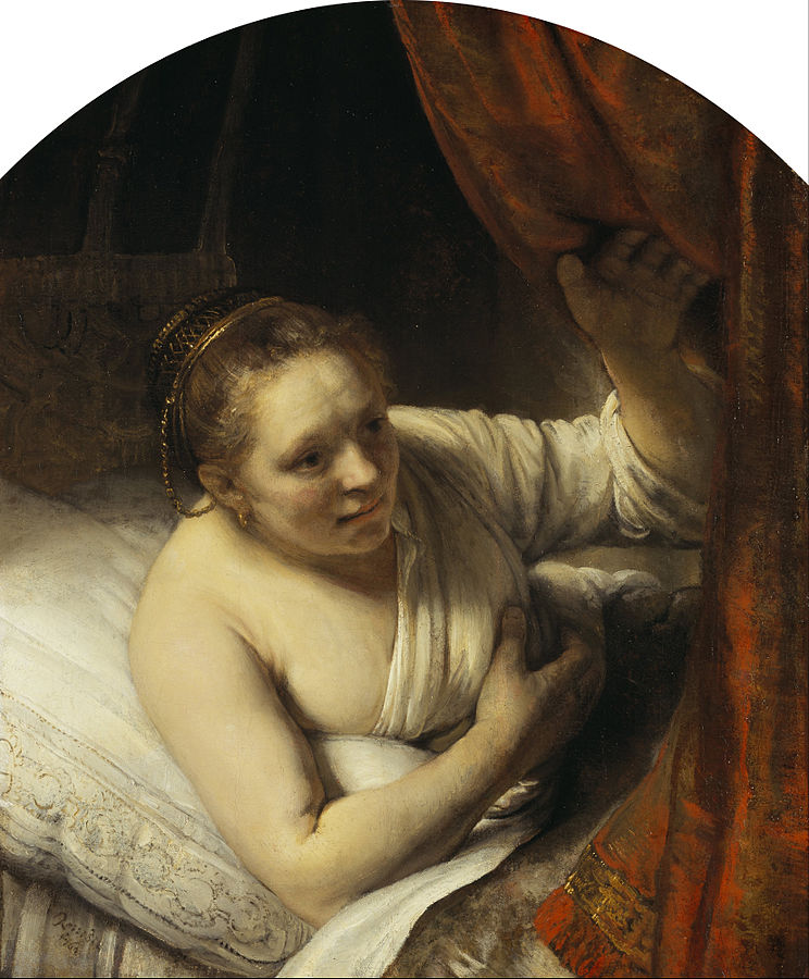 La jeune femme au lit