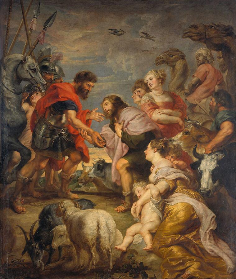 La réconciliation d'Esauë et Jacob